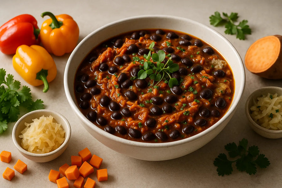 Black Bean Chili with Sweet Potato
