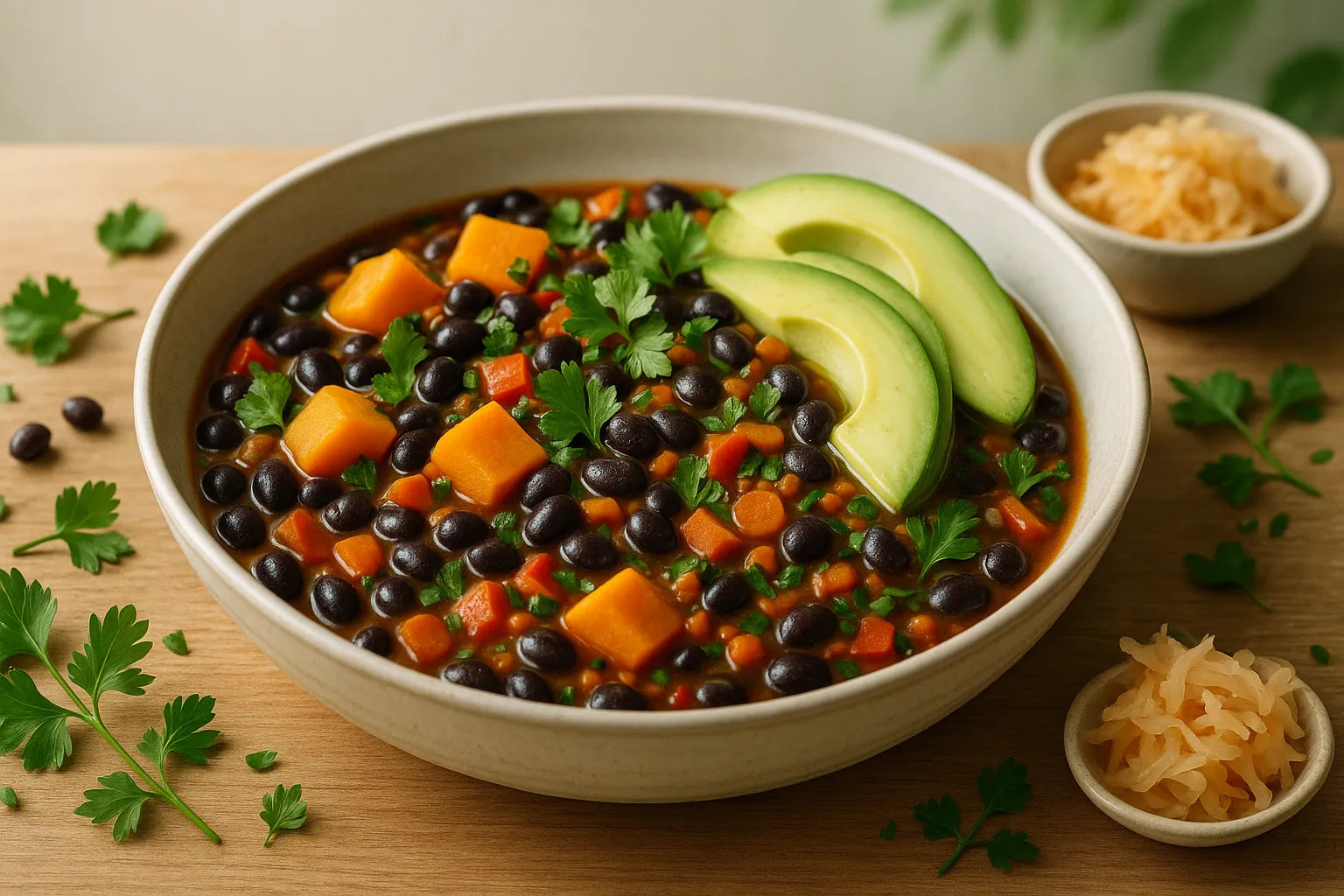 Black Bean Pumpkin Stew