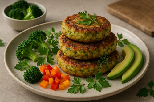Broccoli White Bean Cakes