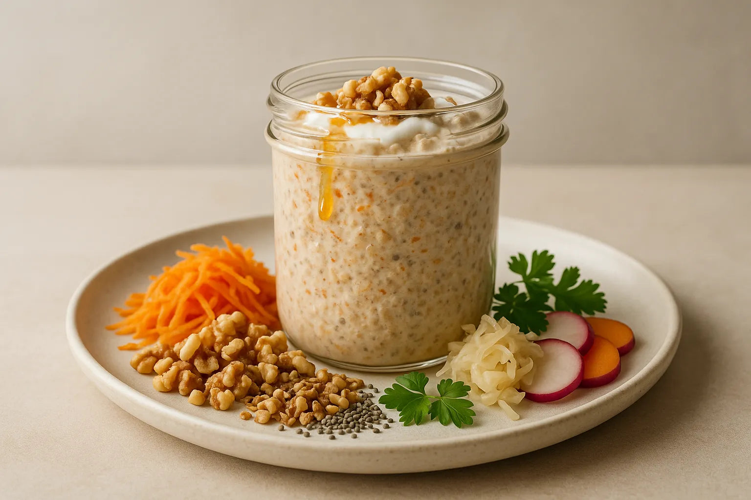 Carrot Cake Overnight Oats