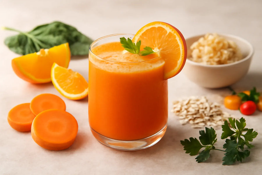 Carrot orange smoothie