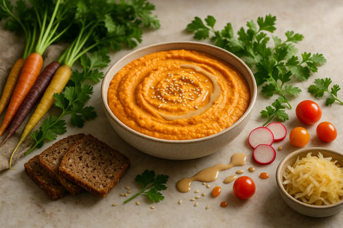 Carrot Tahini Bean Dip