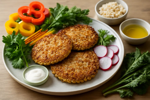 Celeriac potato pancakes