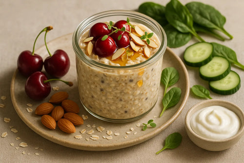 Cherry Almond Overnight Oats