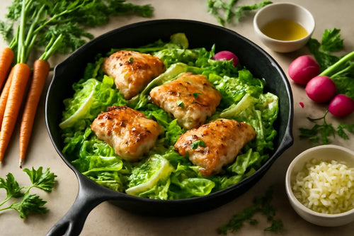 Chicken cabbage skillet