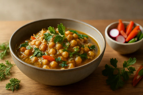 Chickpea and sauerkraut stew