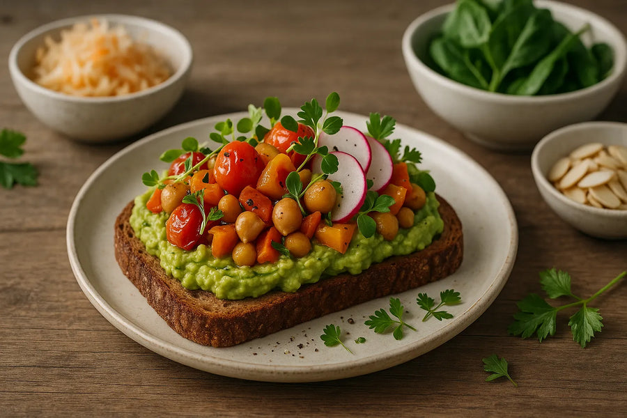 Chickpea Avocado Toast
