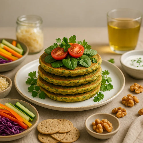 Chickpea Spinach Pancakes