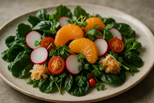 Chicory salad with mandarin