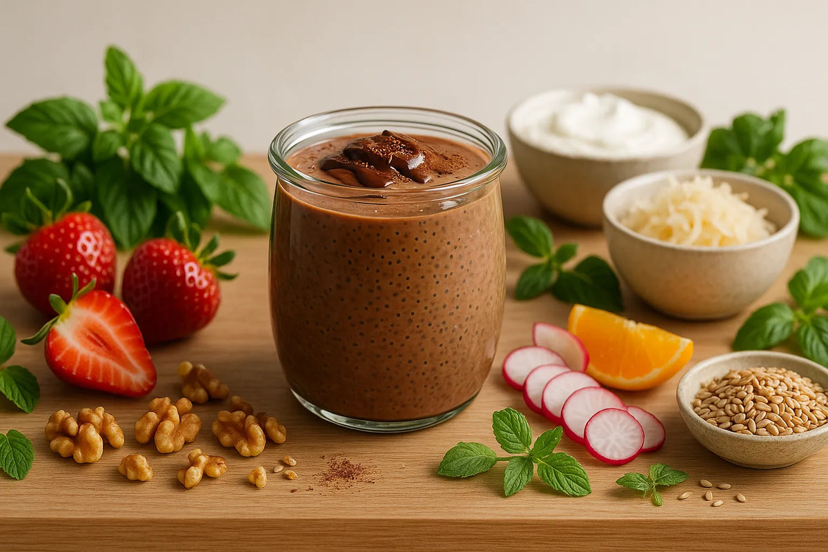 Chocolate chia pudding