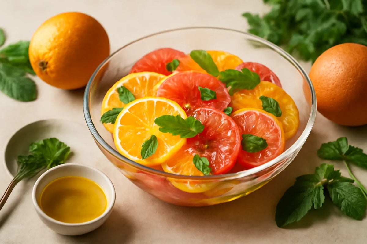 Citrus salad with mint