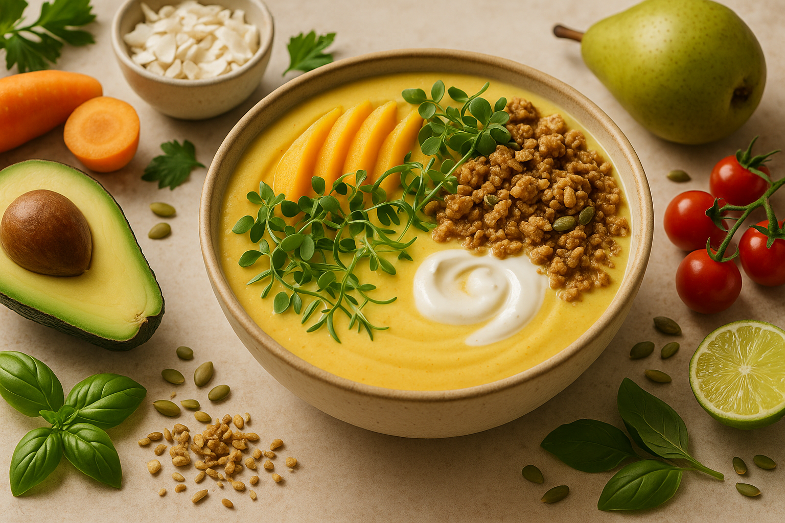 Kefir-Mango-Smoothie-Bowl