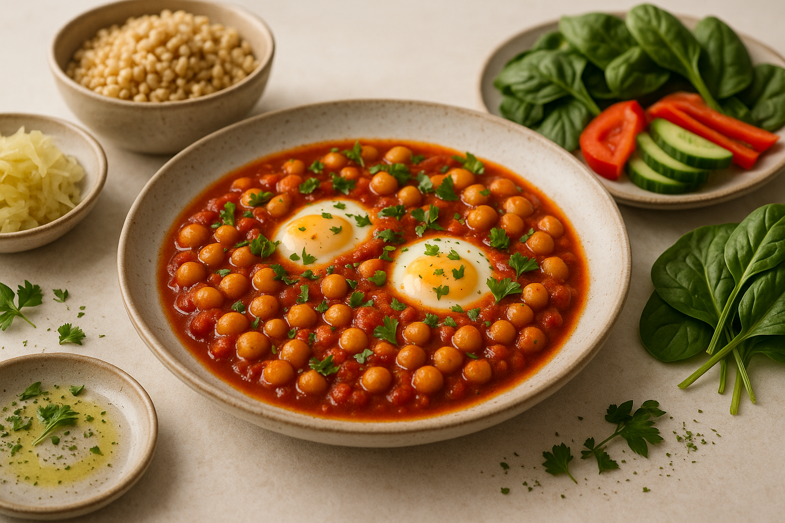 Kichererbsen-Shakshuka