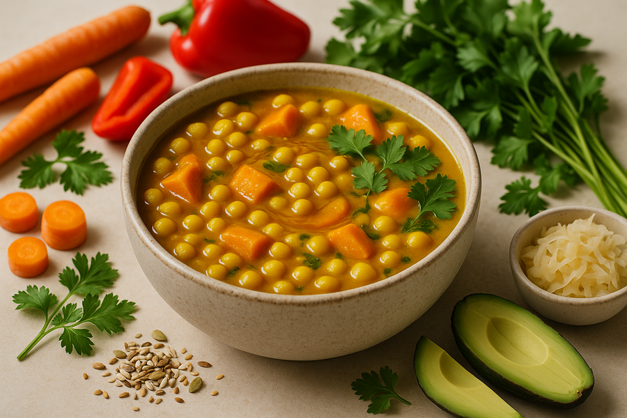 Turmeric Chickpea Stew