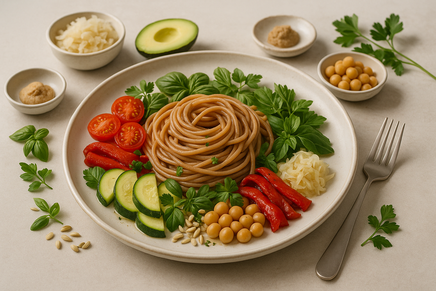 Heerlijke pastarecepten om je darmen en je microbioom te ondersteunen