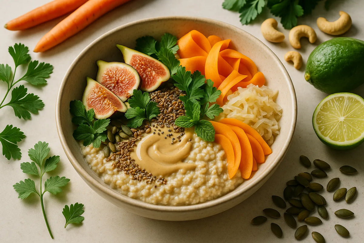 Date Tahini Oat Bowl