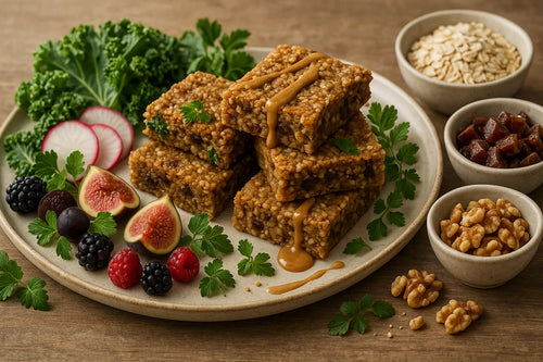 Date Walnut Oat Bars