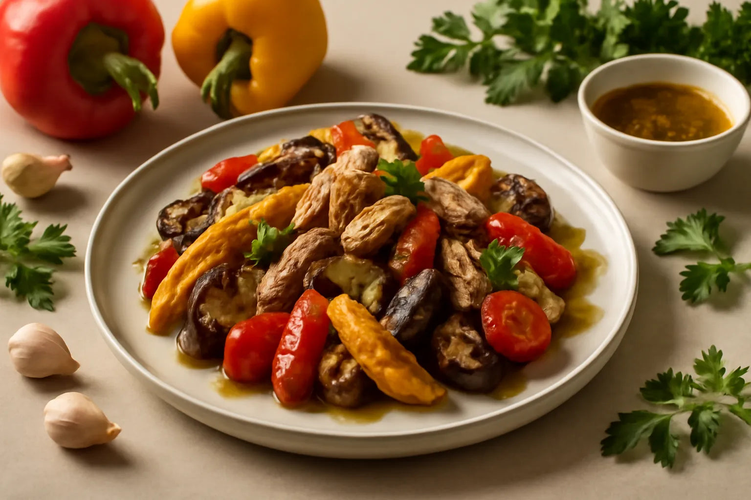 Escalivada salade met tonijn