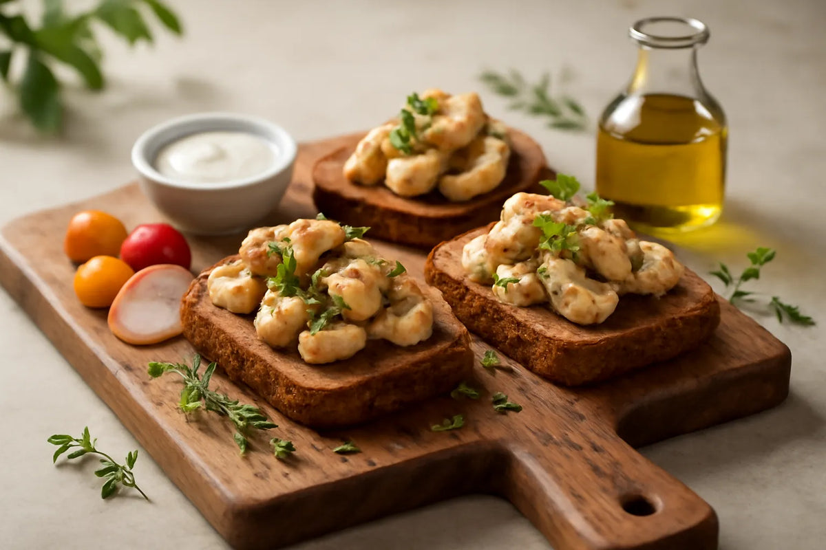 Fermented Kefir Herb Chicken Toast