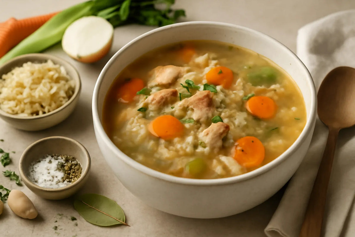 Fermentierte Sauerkraut-Puten-Suppe