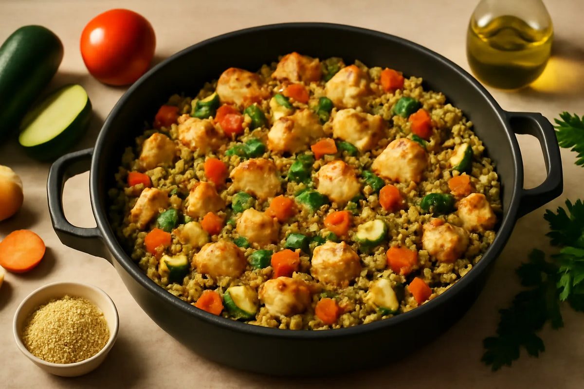 Poêlée de poulet et quinoa pour une digestion douce
