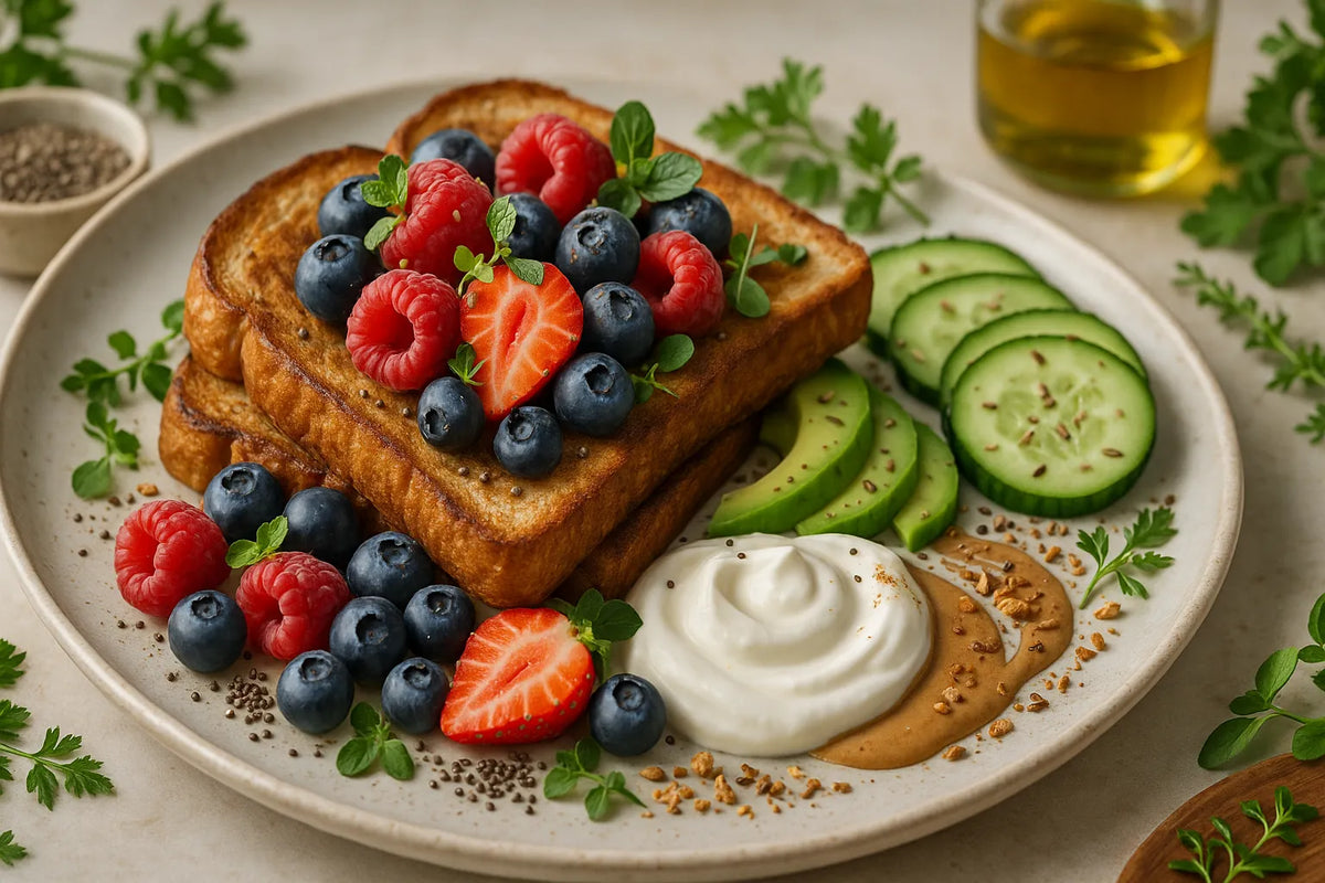 Healthy French toast dessert