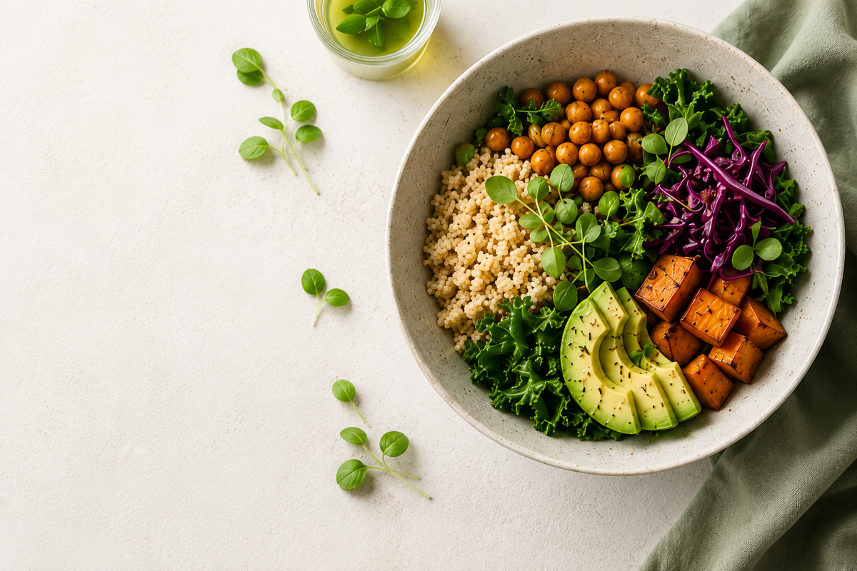 Gut-friendly recipe bowl