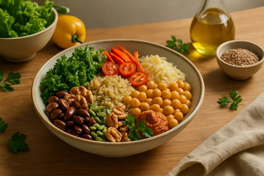 Descubre recetas deliciosas y ricas en fibra para la salud intestinal y el microbioma.