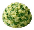 Hotchpot, spinach