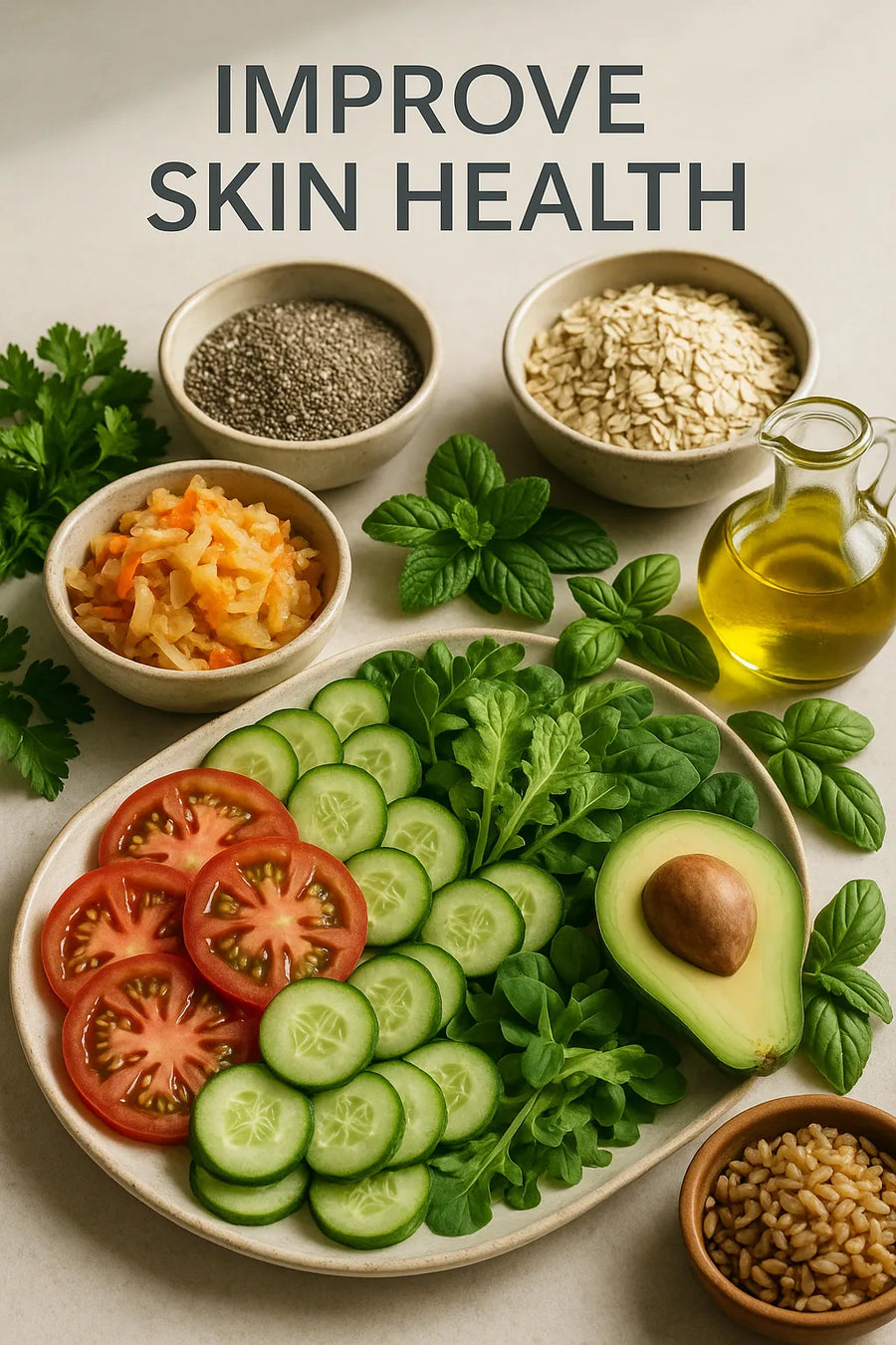 Descubre recetas para mejorar la salud de la piel apoyando el equilibrio del intestino y del microbioma