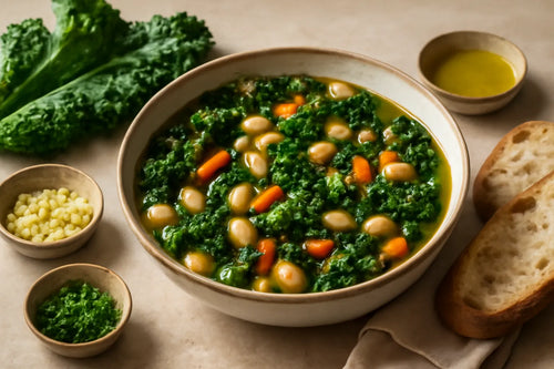 Kale and white bean stew