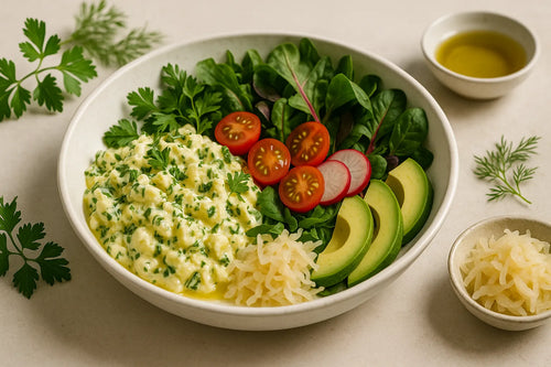Kefir Herb Egg Salad Bowl
