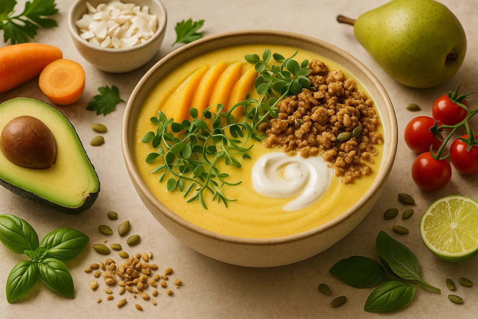 Kefir-Mango-Smoothie-Bowl