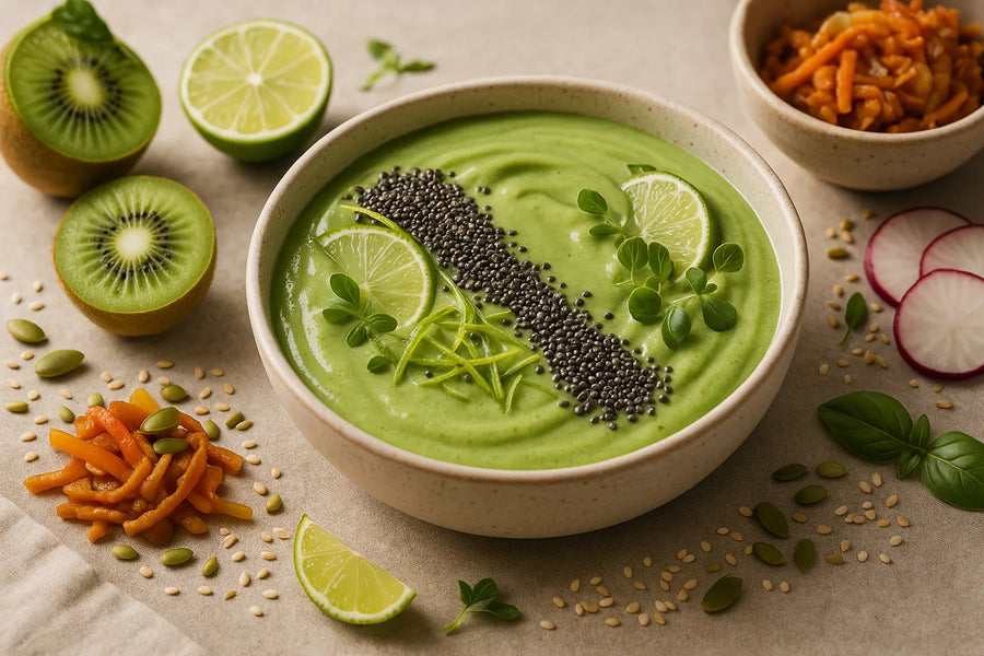 Kiwi Lime Chia Yogurt Bowl