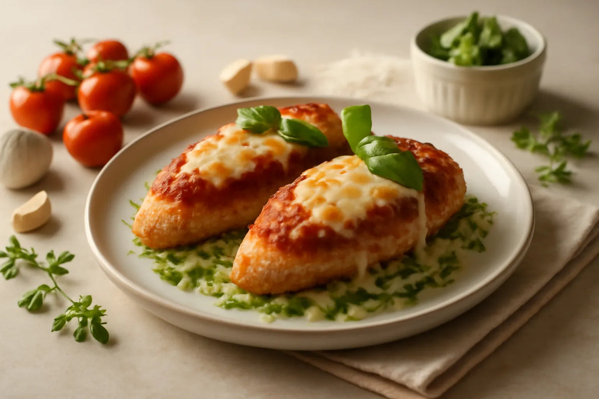 Chudy kurczak parmesan z piekarnika
