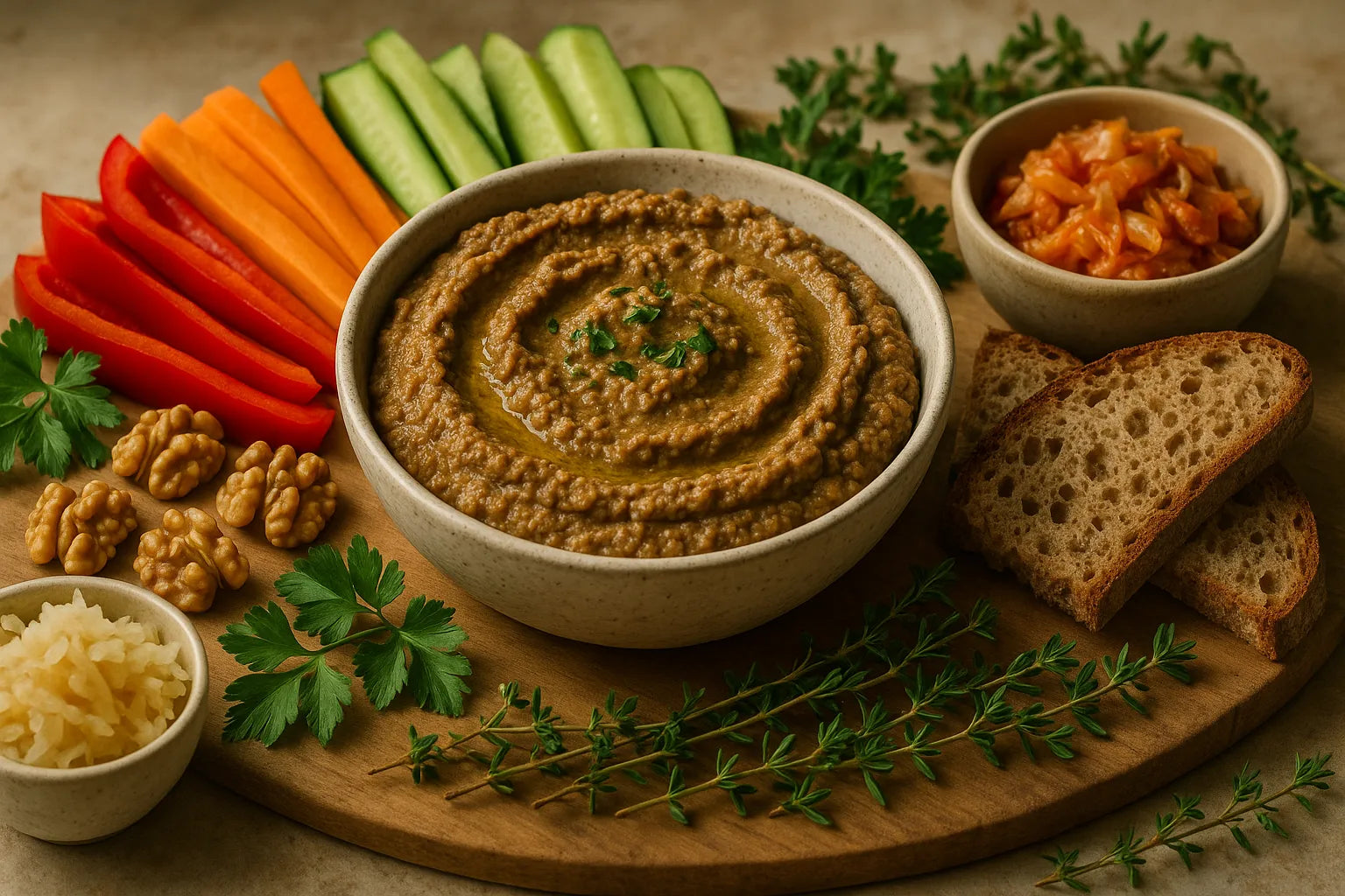 Lentil Walnut Dip