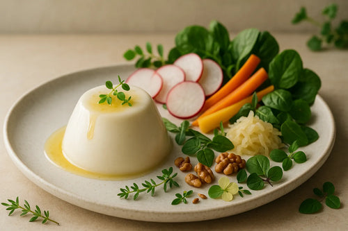 Light buttermilk panna cotta