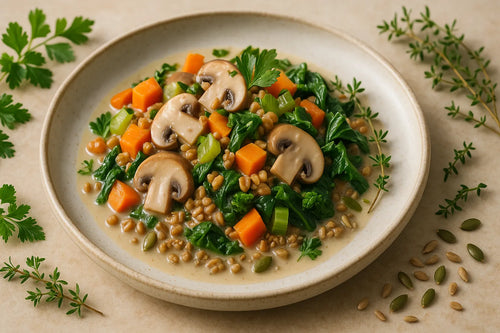Light mushroom ragout