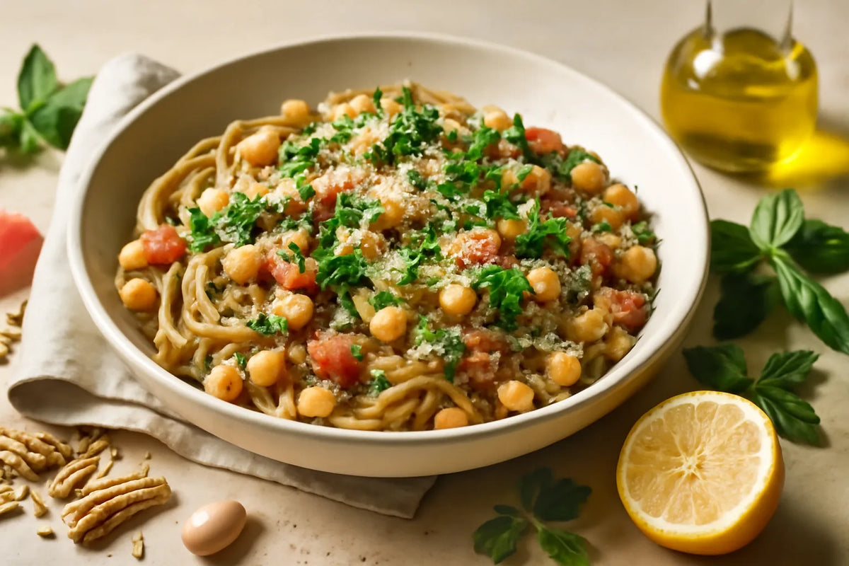 Pasta di farro e fagioli bianchi per la longevità