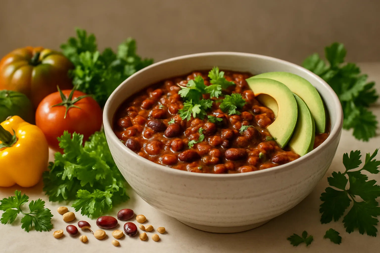 Meal prep bean chili