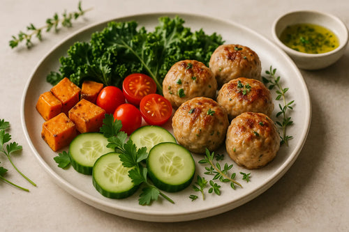 Meal prep turkey meatballs