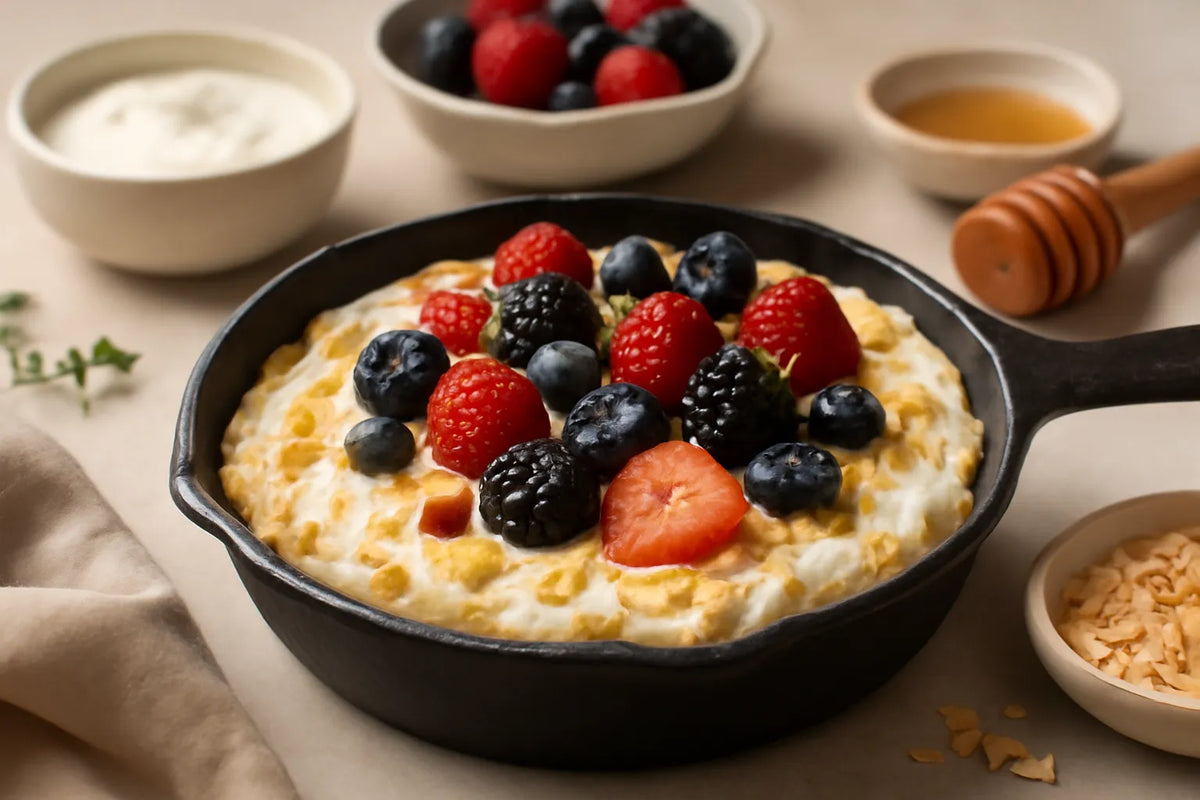Menopause Support Berry Yogurt Skillet