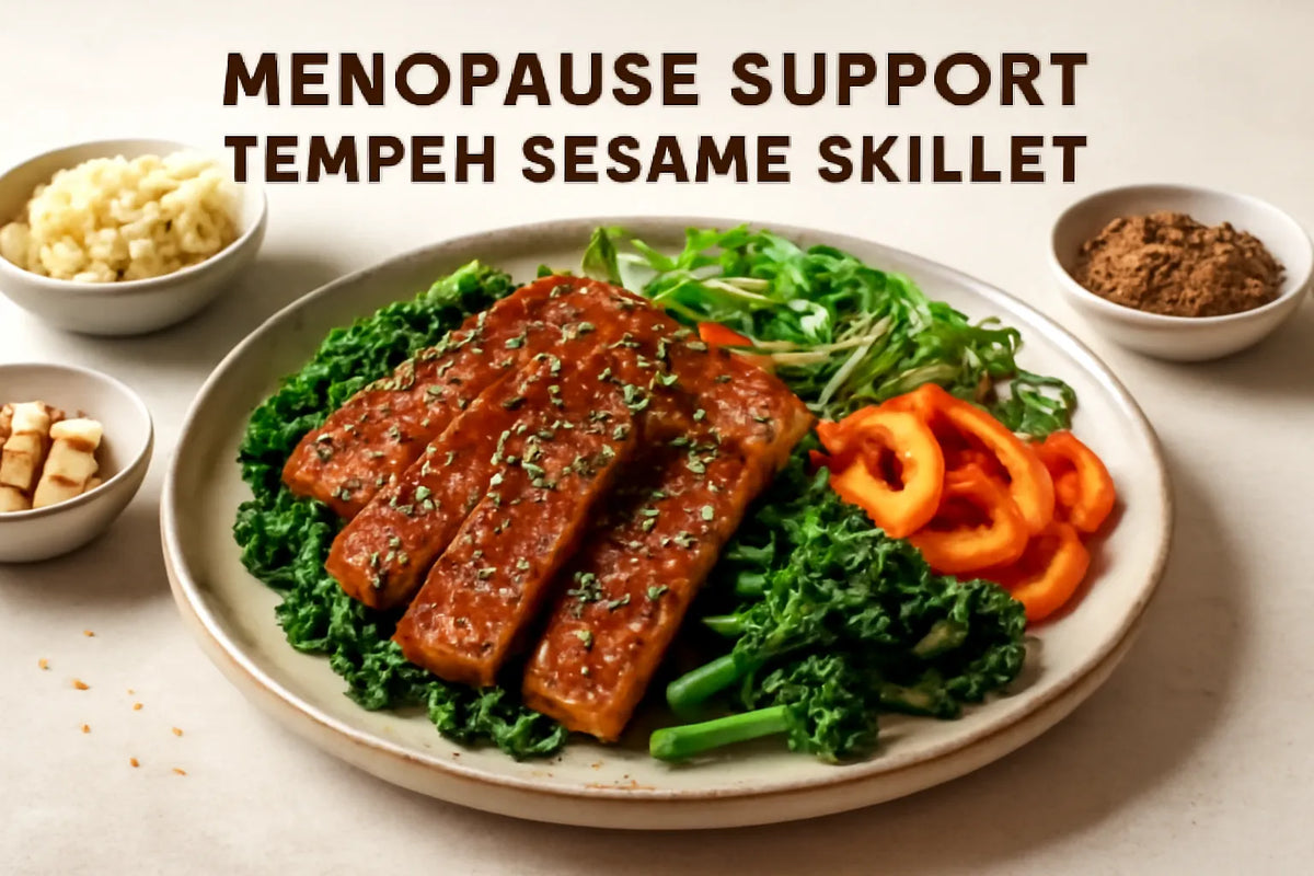 Menopause Support Tempeh Sesame Skillet
