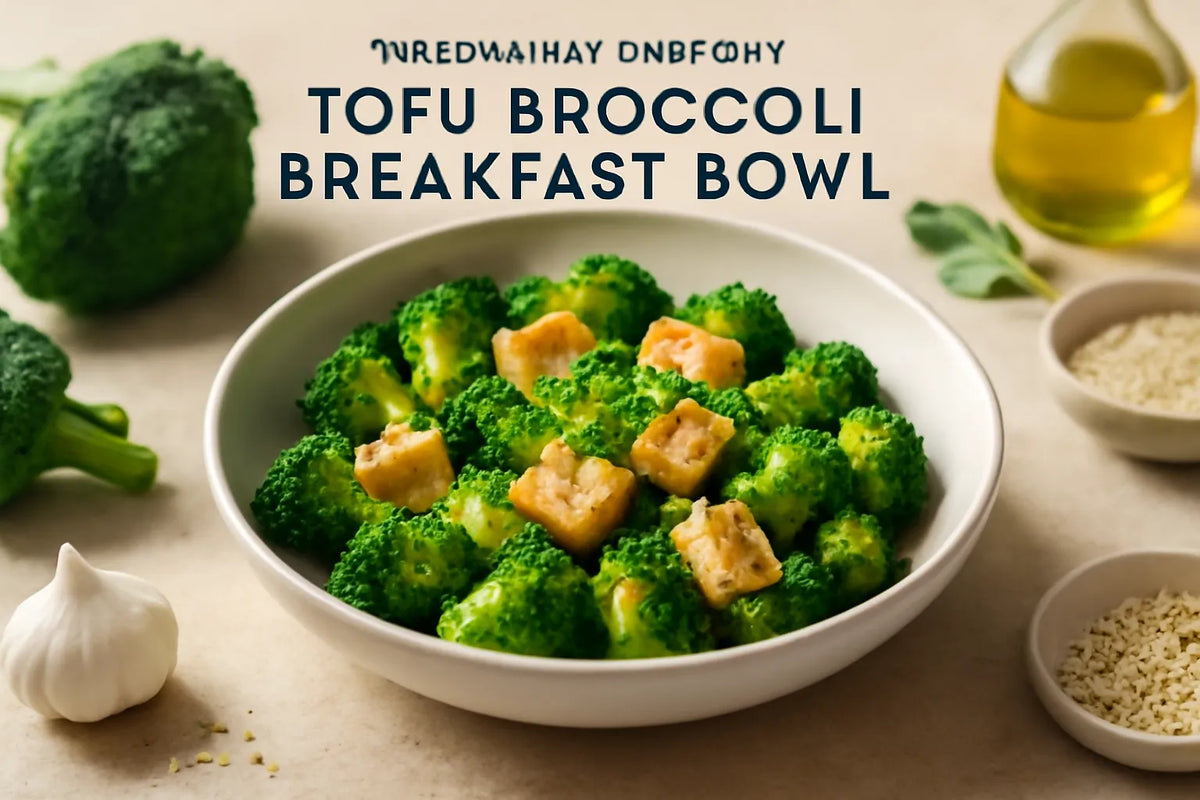 Menopause Support Tofu Broccoli Breakfast Bowl
