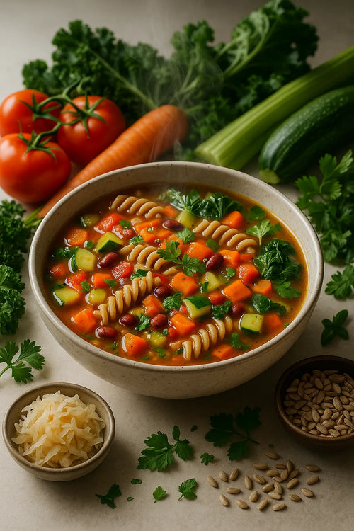 Minestrone with Wholegrain Pasta