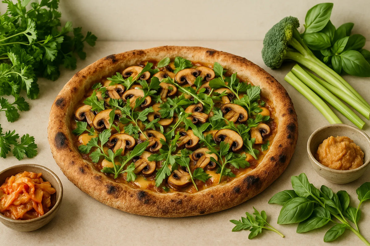 Miso Mushroom Sourdough Pizza