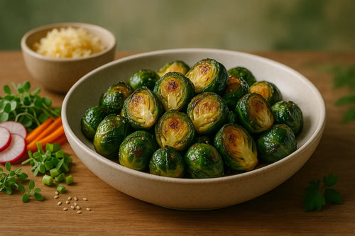 Miso Roasted Brussels Sprouts