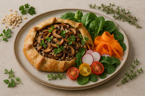 Mushroom Barley Galette
