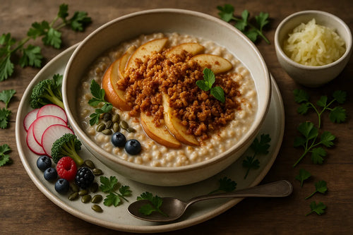 Oatmeal apple crumble