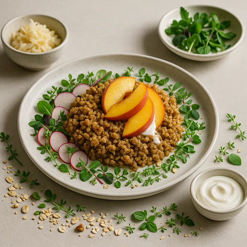 Peach Buckwheat Crumble
